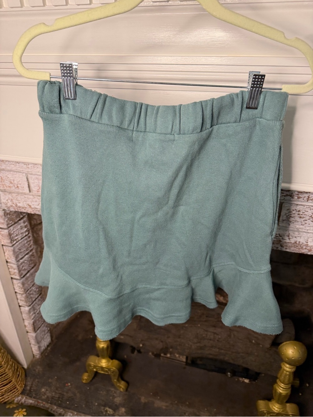 FP Beach Free People Seafoam Green Circle Skirt Flowy Casual Pull On Medium